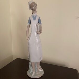 Lladro Nurse Figurine #4603, Vintage, Glossy Finish, Excellent Condition!!!